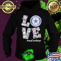 Love my dallas cowboys football team players signatures s Hoodie