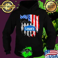 Lowe's american flag independence day s Hoodie