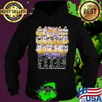 Lsu tigers 127th anniversary 1893 2020 thank you for the memories signatures s Hoodie