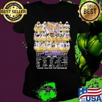 Lsu tigers 127th anniversary 1893 2020 thank you for the memories signatures s Ladies tee