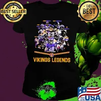 Minnesota vikings football team legends kings players s Ladies tee
