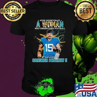 Never underestimate a woman who understands football and loves gardner minshew ii team shirt