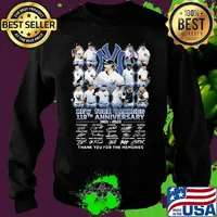 New york yankees 119th anniversary 1901 2020 thank you for the memories signatures s Sweater