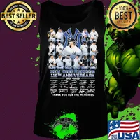 New york yankees 119th anniversary 1901 2020 thank you for the memories signatures s Tank top