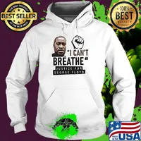 Official I can't breathe justice for george floyd black lives matter s Hoodie