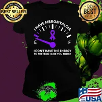 Official I Have Fibromyalgia I Don't Have The Energy To Pretend I Like You Today Shirt Ladies tee