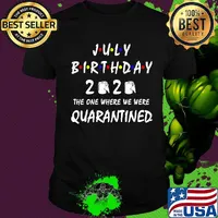 Official July Birthday 2020 The One Where We Were Quarantined Shirt