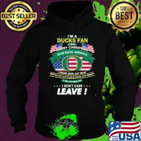 Oregon ducks I'm a ducks fan I say merry christmas god bless america I drink beer eat meat and salute our flag and thank our troops independence day s Hoodie