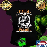 Papa l'homme le mythe la legende de peche la mauvaise influence s Ladies tee
