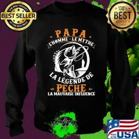 Papa l'homme le mythe la legende de peche la mauvaise influence s Sweater