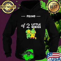 Proud of 2 little babies pokemon and grinch s Hoodie