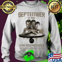 September 8 1966 star trek premieres and the world was never the same movie s Sweater