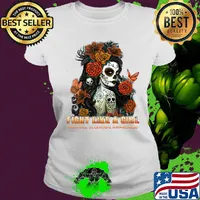 Skull fight like a girl multiple sclerosis awareness flowers butterfly s Ladies tee