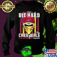 Skull i'm a die hard fan st. louis cardinals your approval is not required american flag independence day s Sweater