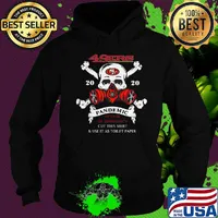 Skull san francisco 49ers 2020 pandemic covid-19 in case of emergency cut this shirt and use it as toilet paper s Hoodie