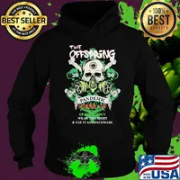 Skull the offspring 2020 pandemic covid-19 in case of emergency wear this shirt and use it as a facemask s Hoodie