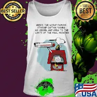 Snoopy home here's the world famous starship captain pushing his vessel and crew to the limits of the final frontier s Tank top