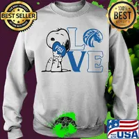 Snoopy love fsu fayetteville state university mascot heart s Sweater