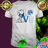 Snoopy love fsu fayetteville state university mascot heart shirt