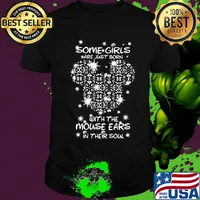 Some girls are just born with the mouse ears in their soul diamond shirt
