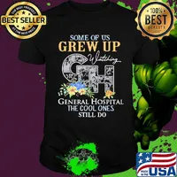 Some of us grew up watching gh general hospital the cool ones still do flowers shirt