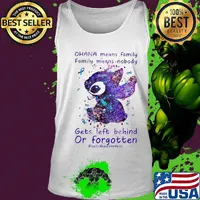 Stitch ohana means family cancer awareness s Tank top