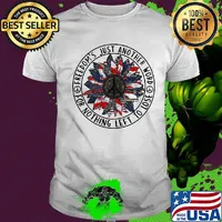 Sunflower American flag freedoms just another word for nothing left to lose shirt