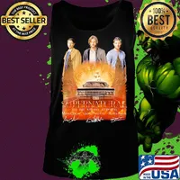 Supernatural 2005 2020 15 seasons 327 episodes misha collins jared padalecki jensen ackles signatures s Tank top