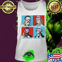 Teddy boozedevelt ben drankin abe drinkin george sloshington American flag veteran Independence day s Tank top