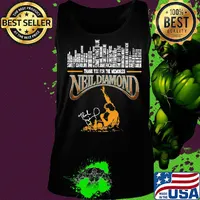 Thank you for the memories neil diamond signatures s Tank top
