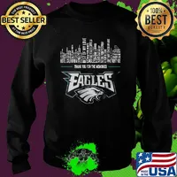 Thank you for the memories philadelphia eagles football logo s Sweater