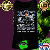 The dallas cowboys 60th anniversary 1960 2020 thank you for the memories s Tank top