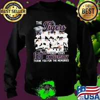 The detroit tigers 120th anniversary 1901 2021 thank you for the memories signatures s Sweater