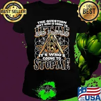 The question isn't who is going to let me it's who's going to stop me s Ladies tee