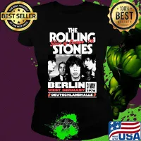 The rolling stones tour of europe 76 berlin west germany deutschlandhalle s Ladies tee