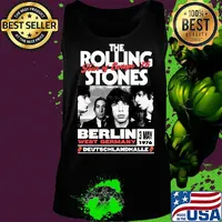 The rolling stones tour of europe 76 berlin west germany deutschlandhalle s Tank top