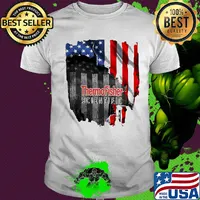 Thermo fisher scientific logo american flag independence day shirt