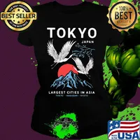 Tokyo Japan Largest Cities In Asia Tokyo Nagasaki Kyoto Shirt Ladies tee