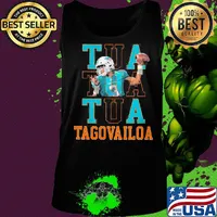 Tua tua tua tagovailoa miami dolphins football team player s Tank top