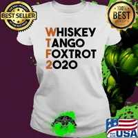 Whiskey Tango Foxtrot 2020 WTF Shirt Ladies tee