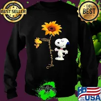 You are my sunshine snoopy and woodstock sunflower s Sweater