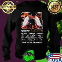 04 years of lucifer 2016 2020 5 seasons 83episodes thank you for the memories signatures s Sweater