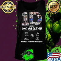 10 years of one direction 2010 2020 thank you for the memories signatures s Tank top