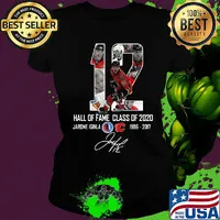 12 hall of fame class of 2020 jarome iginla 1996 2017 signature s Ladies tee
