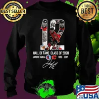 12 hall of fame class of 2020 jarome iginla 1996 2017 signature s Sweater