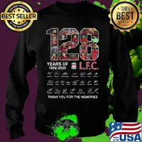 128 years of 1892 2020 liverpool football club players signatures s Sweater