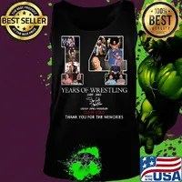 14 years of wrestling 1989 2003 steven james anderson stone cold thank you for the memories signature black s Tank top