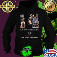 14 years of wrestling 1989 2003 steven james anderson stone cold thank you for the memories signature s Hoodie