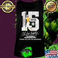 15 Claudell washington thank you for the memories signature s Tank top