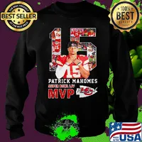 15 patrick mahomes super bowl liv mvp kansas city chiefs football signature s Sweater